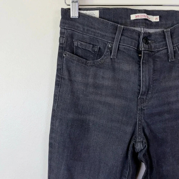 Levi's Premium 311 Shaping Skinny Dark Wash Jeans - Picture 4 of 16